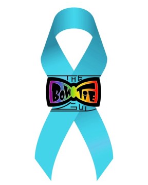 periwinkle 1 rainbow bowtie layers 8x10